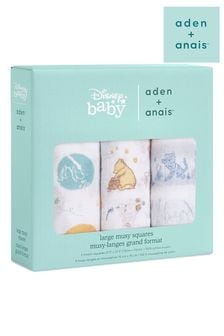 aden + anais Cotton Muslin Squares 3 Pack (A32750) | 119 QAR