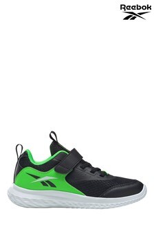 Reebok Rush Runner Youth Black Trainers (A33233) | €37