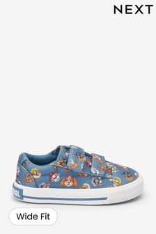 Blue Paw Patrol Wide Fit (G) Strap Touch Fastening Shoes (A33826) | €12.50 - €13