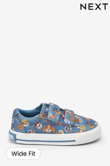 Bleu Paw Patrol - Chaussures à fermeture scratch imprimé étoiles (A33826) | €14 - €16