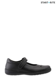 Start-Rite Bliss Vegan Black Synthetic School Shoes F Fit (A34461) | SGD 85