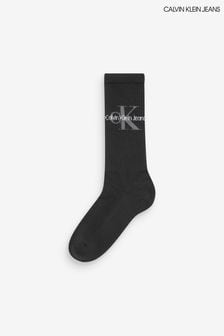 Calvin Klein Black Ribbed Socks (A34552) | 14 €