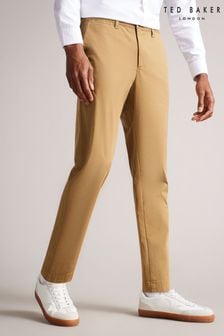 Naturalny - Luźne spodnie typu chino Ted Baker Genbee (A34969) | 541 zł