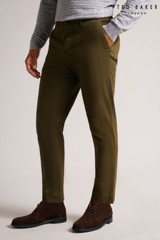 Zielony - Luźne spodnie typu chino Ted Baker Genbee (A34970) | 541 zł