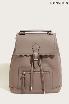 Monsoon Grey Scallop Backpack (A35781) | 75 €