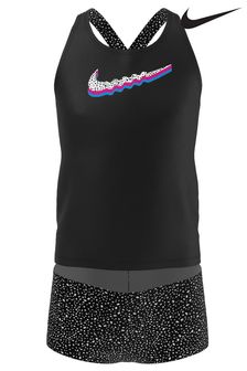 Nike Black Dot Printed Tankini (A35802) | kr354