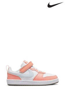 Nike Junior Pink Court Borough Low Trainers (A35998) | ₪ 163