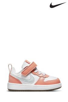 Nike Infant Coral Pink Court Borough Low Trainers (A35999) | ₪ 140