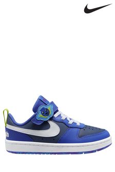 נעלי ספורט נמוכות של Nike דגם Court Borough לילדים בכחול (A36002) | ‏163 ₪