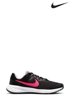 Nike Black/Pink Revolution 6 Youth Trainers (A36056) | €25