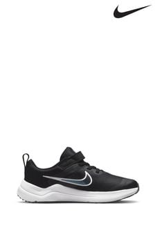 Nike Black/White Downshifter 12 Junior Running Trainers (A36079) | €24