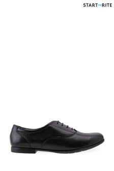 Start-Rite Talent Black Leather Lace-Up Shoes F Fit (A36282) | €27