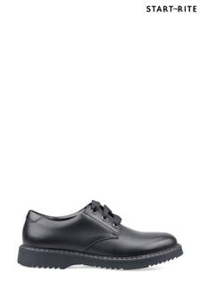 Czarne wegańskie buty szkolne Start-rite Impact na grubej podeszwie, rozmiar F (A36284) | 380 zł