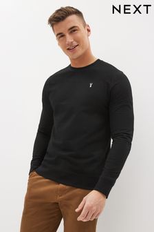 Black Crew Sweatshirt Summer Weight Hoodie and Crew (A36835) | 23 €