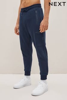 Темно-синий - Спортивные брюки с боковыми карманами (A36840) | 18 890 тг