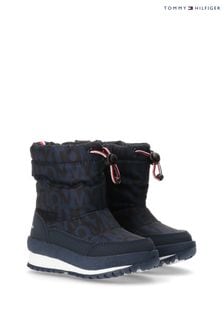 Tommy Hilfiger Blue Snow Boots (A37250) | $178 - $187