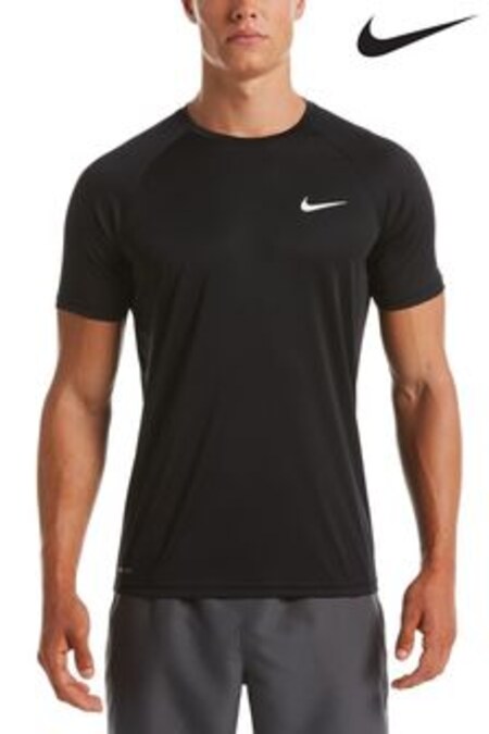 Nike Black Short Sleeve Hydroguard Sun Safe Top (A37600) | €37