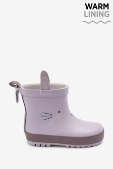 Lilac Purple Bunny Ankle Wellies (A37668) | ₪ 59 - ₪ 67