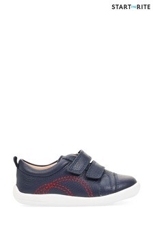 Start-Rite Tree House Navy Leather First Walking Shoes (A37925) | $88