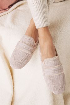 Oat Moccasin Slippers (A38243) | €28