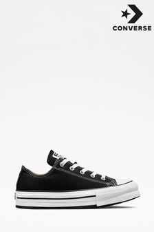 Converse Black EVA Lift Chuck Ox Youth Trainers (A39527) | $80
