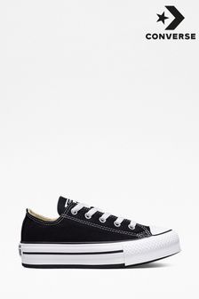 Converse Black Eva Lift Chuck Ox Junior Trainers (A39531) | $72