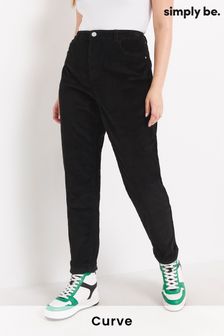 Simply Be Black Demi Mom Jeans (A3Y935) | 46 €