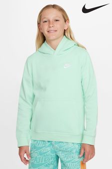 Nike Plus Club Kurz geschnittenes Kapuzensweatshirt, Mintgrün (A40094) | 51 €