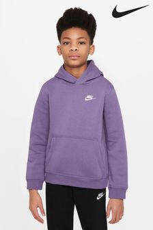 Violett - Nike Club Fleece-Kapuzensweatshirt (A40096) | 51 €