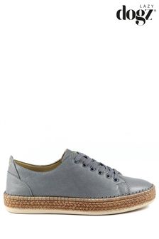 Lazy Dogz Grey Malden Leather Shoes (A40166) | €68
