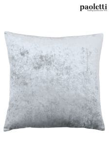 Riva Paoletti Silver Grey Verona Crushed Velvet Polyester Filled Cushion (A40569) | €23
