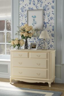 Laura Ashley Ivory Provencale Chest Of 4 Drawers (A40746) | €1,386