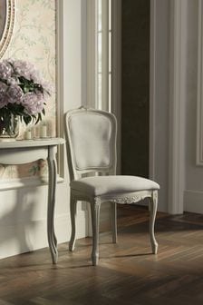 Laura Ashley Set of 2 Dove Grey Provencale Dining Chairs (A40757) | €752