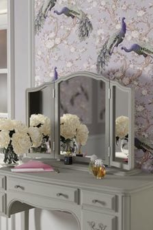 Laura Ashley Dove Grey Provencale Dressing Table Mirror (A40772) | €404