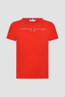 Tommy Hilfiger Boys Red T-shirt (A40944) | 111 د.إ - 139 د.إ