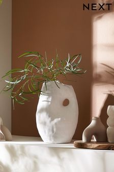 Natural Sculptural Scandi Ceramic Medium Flower Vase (A41369) | kr320