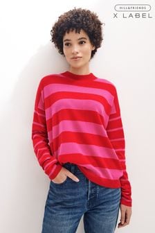 Hill & Friends Red/pink Stripe Button Back Jumper (A41507) | 3 707 грн