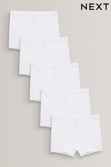 White Shorts 5 Pack (2-16yrs) (A41508) | OMR6 - OMR9