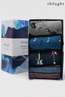 Thought Blue Corie Music 4 Sock Bamboo Organic Cotton Gift Box (A41977) | 34 €