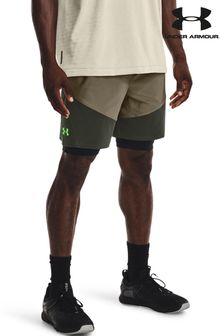 Under Armour Green Knit Woven Hybrid Shorts (A42112) | €63