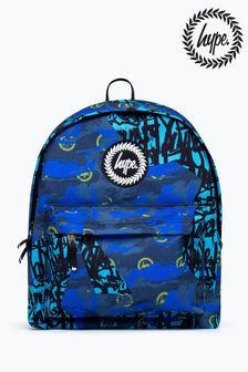 Hype. Blue Tyler Camo Crest Backpack (A42295) | $35
