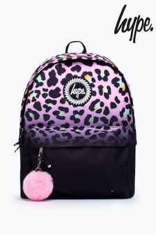 Hype. Pink Disco Leopard Fade Crest Backpack (A42306) | 189 zł