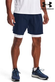 Marineblau - Under Armour Webstoff-Shorts mit Grafik (A42488) | 21 €