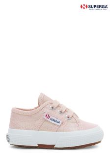 Superga 2750 Baby Natural Lamé Canvas Trainers (A42494) | €21.50