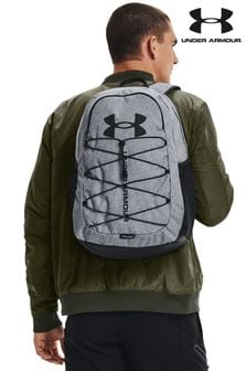 Szary - Sportowy plecak Under Armour Hustle (A42764) | 260 zł