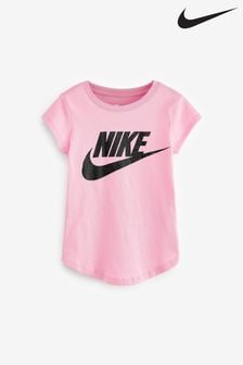 Nike Pink Little Kids Futura Short Sleeve T-Shirt (A42917) | €22