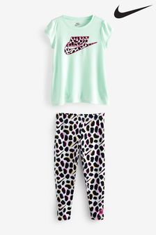 סט טייץ וטוניקה בצבע אפור לילדים של Nike (A42963) | ‏186 ₪