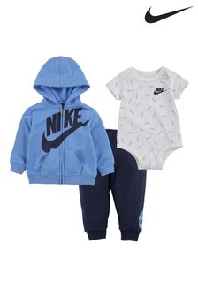 Nike Baby Bodysuit, Joggers, Hoodie Set (A43051) | €51