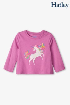 Hatley Prancing Unicorn Long Sleeve Baby T-Shirt (A43566) | €11.50
