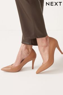 Camel Brown Regular/Wide Fit Forever Comfort® Mid Heel Court Shoes (A43592) | $42